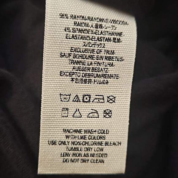 Madewell Black Stretch Wrap Style Skirt Sz Medium - Picture 10 of 10